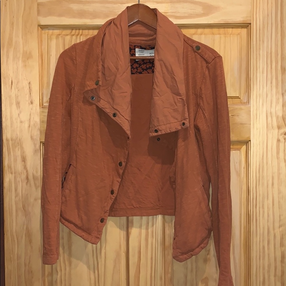 Rust orange bomber jacket